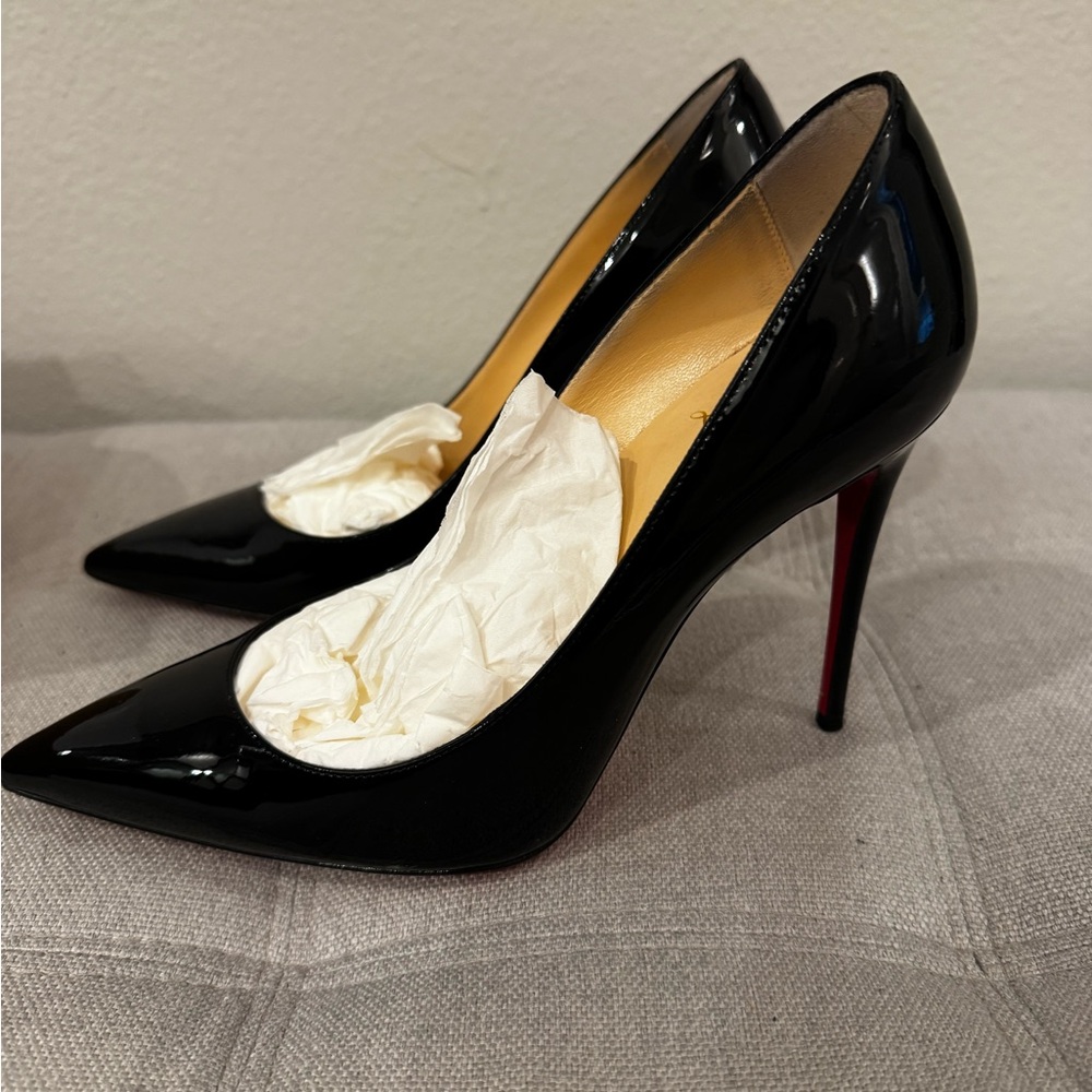 Christian Louboutin Black Patent Heels
